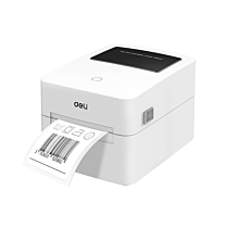 Deli E750W Thermal Label Wireless Printer (White, NEW)