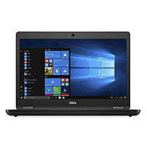 Dell Latitude 14 5480 - Kaby Lake - 7th Gen Core i5 7200U 2-Core Processor 8-GB 256-GB SSD Intel HD 620 Graphics 14" Full HD 1080P AG 60Hz Display TPM W11 Pro (Black, Used)