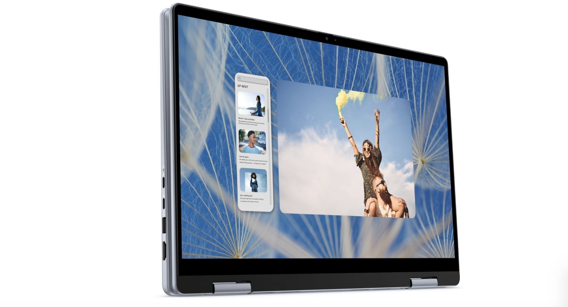 Dell Inspiron 14 7440 2-in-1 - Intel Core 5 120U Processor 8-GB 512-GB SSD Intel Graphics 14" Full HD+ 1200p IPS 60Hz WVA Touchscreen Convertible Display WavesMaxx Audio Backlit KB FP Reader W11 (Ice Blue, NEW)