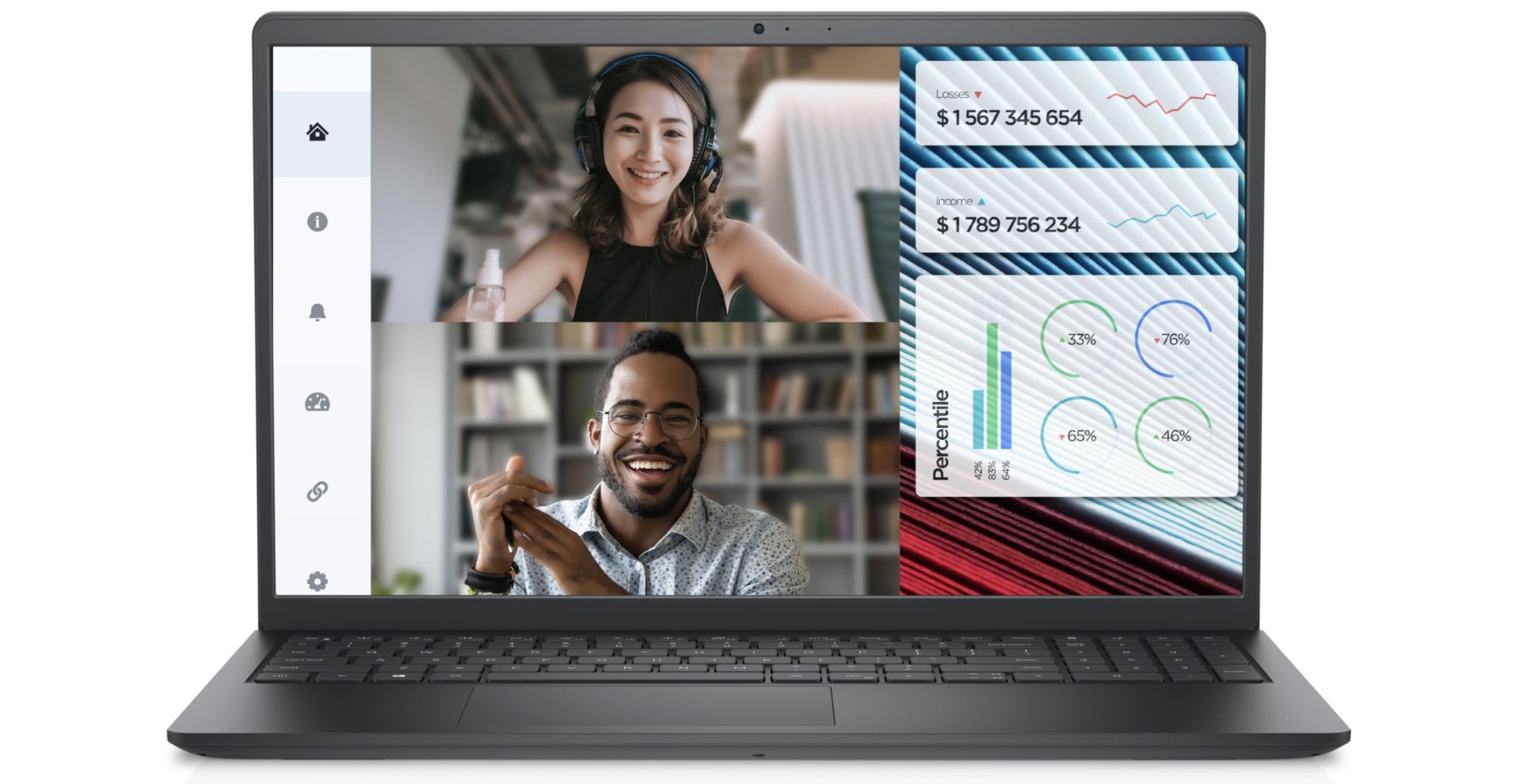 DELL Vostro 15 3520 Laptop - Alder Lake - 12th Gen Core i3 Processor 04GB to 32GB 256GB to 2-TB SSD Intel Integrated Graphics 15.6" Full HD 1080p 250nits Narrow Border Display TPM2.0 (Carbon Black, NEW)