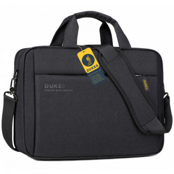 Dukes DTL-985BK 17-Inch Top Load Laptop Bag (Black)