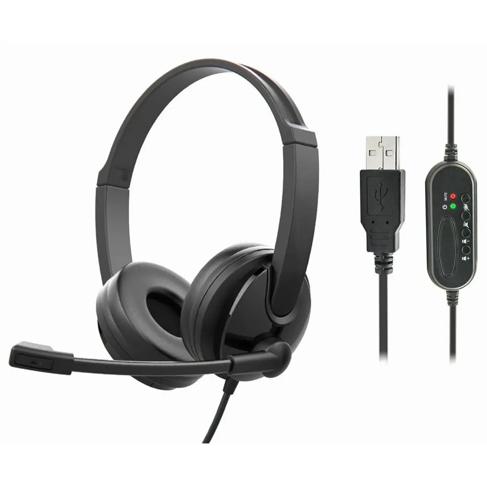 EASE EHU90 Noise-Cancelling Headset (Black)