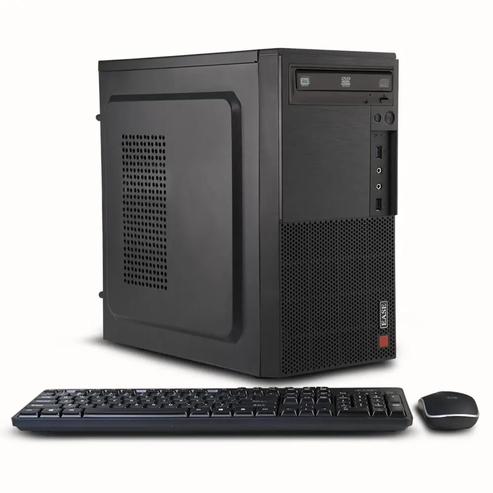 Ease EMTi3D Mini Tower PC-12th Generation Core i3-12100 Processor 8GB RAM DDR4 1 Terabyte Hard Drive Intel Integrated Graphic KB & Mouse Included W11 Pro (Brand Warranty)