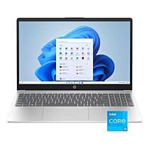HP 15 FD0133wm - 13th Gen Core i3 1315U 6-Core Processor 8-GB 256-GB SSD Intel UHD GC 15.6" Full HD 1080p IPS 300nits Display FP Reader W11 (Natural Silver, NEW)
