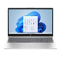 HP 15 FD1899NR Laptop - Raptor Lake Refresh - Intel Core 7 150U 10-Core Processor 16-GB 512-GB SSD Intel Integrated Graphics 15.6" Full HD 1080P 60Hz MicroEdge AG Display TPM (Natural Silver, NEW)