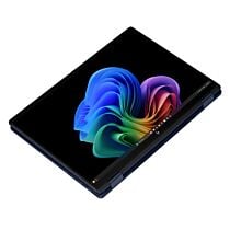 HP OmniBook X Flip 14 FM0013DX Laptop - Lunar Lake - Intel Core Ultra 5 226V (Series 2) 8-Core Processor 16-GB 512-GB SSD Intel Arc 130-V Graphics 14" 2K 1200P IPS x360 Touchscreen Convertible 60Hz Display PolyStudio BKB W11 TPM (Atmospheric Blue, NEW)