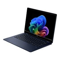 HP OmniBook X Flip 14 FM0013DX Laptop - Lunar Lake - Intel Core Ultra 5 226V (Series 2) 8-Core Processor 16-GB 512-GB SSD Intel Arc 130-V Graphics 14" 2K 1200P IPS x360 Touchscreen Convertible 60Hz Display PolyStudio BKB W11 TPM (Atmospheric Blue, NEW)