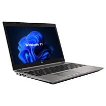 HP ZBook 15 G6 - Coffee Lake - 9th Gen Ci7 9750H Processor 32-GB 512-GB SSD 4-GB NVIDIA Quadro T2000 GDDR5 GC 15.6" 4K Ultra HD Display Backlit KB B&O Play W11 Pro (Silver, Used)