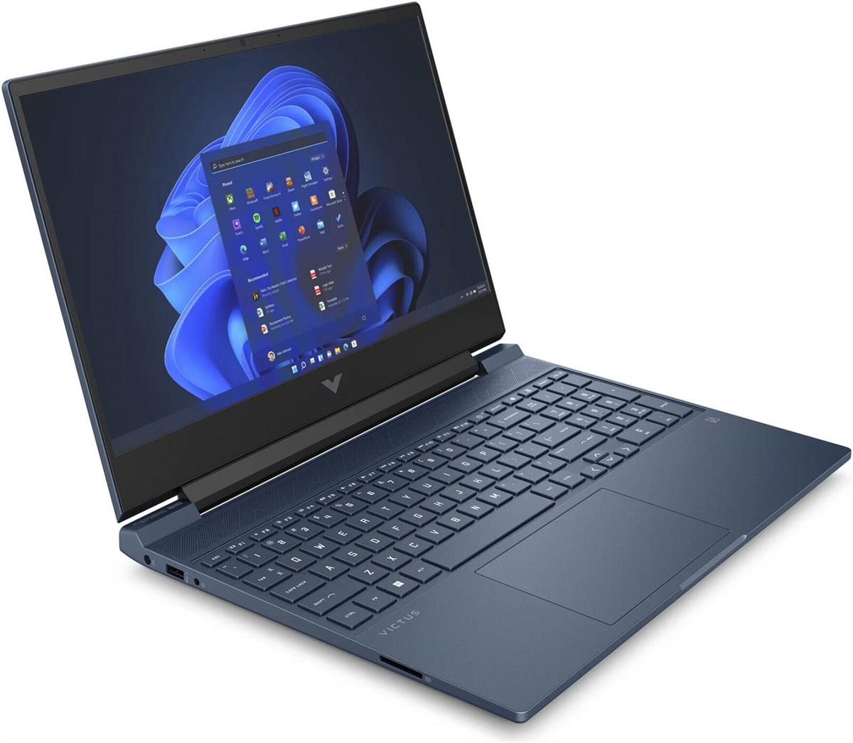 HP Victus 15 FA1657nr - Raptor Lake - 13th Gen Ci7 13620H Processor 16-GB to 32-GB 512GB to 2-TB SSD 8-GB NVIDIA GeForce RTX4060 GDDR6 GC 15.6" Full HD 1080p IPS 144Hz 250nits MicroEdge Display B&O Play Backlit KB W11 (Performance Blue, NEW)