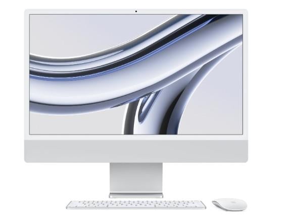 Apple Imac Z19D00019T - Apple M3 Chip 8 Core CPU 16GB 512GB SSD 24" 4.5K Retina XDR Display 10 Core GPU Magic Mouse & Magic Keyboard with Touch ID included MACOS (Silver, 2023) 