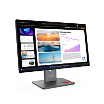 Lenovo ThinkVision P24Q-40 23.8-Inch QHD 1440p 120Hz IPS Panel Monitor (Raven Black, Lenovo Direct Local Warranty, NEW)