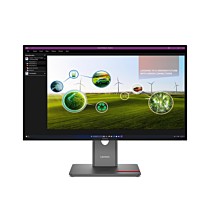 Lenovo ThinkVision P27Q-40 27-Inch QHD 1440p 120Hz IPS Panel Monitor (Eclipse Black, Lenovo Direct Local Warranty, NEW)
