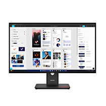 Lenovo ThinkVision T32UD-40 31.5-Inch UHD 2160p 60Hz IPS Panel Monitor (Eclipse Black, Lenovo Direct Local Warranty, NEW)
