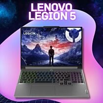 Lenovo Legion 5 16 - Raptor Lake - 13th Gen Core i7 13650HX Processor 16-GB 1-TB SSD 8-GB NVIDIA GeForce RTX4060 GDDR6 GC 16" WQXGA 1600p IPS 165Hz G-Sync Display Nahimic Audio 4-Zone RGB BKB (Luna Grey, NEW - Mousepad Included)