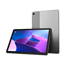 Lenovo Tab M10 3rd Gen -  Unisoc T610 8-Core Processor 4-GB 64-GB eMMC 10.1" WUXGA 1200p IPS 60Hz Touchscreen Display DolbyAudio WIFI + 4G LTE (PTA Approved, Storm Grey, Folio Case Included, 1 Year Lenovo Direct Local Warranty)