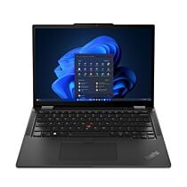 Lenovo ThinkPad X13 2-in-1 Gen 5 Intel Core Ultra 7 155U Processor 16-GB 512-GB SSD Intel Integrated 13.3" WUXGA 1200p IPS 300nits Touchscreen Convertible Display Dolby Audio Backlit KB FP Reader W11 Pro TPM 2.0 (Black, Lenovo Direct Local Warranty, NEW)