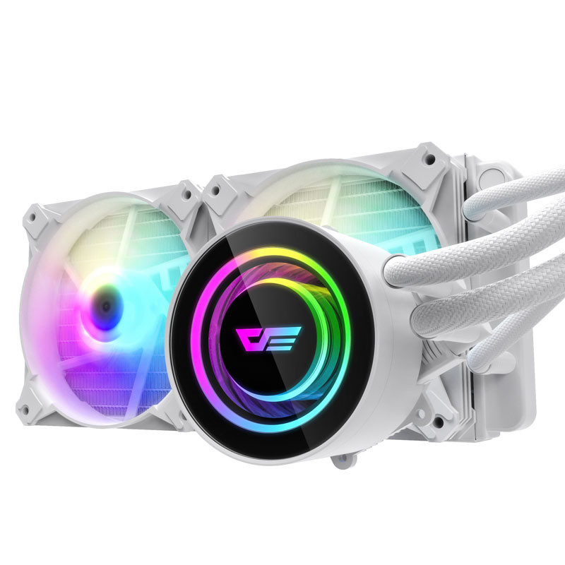 Dark Flash DX240 V2 Liquid Cooler -White