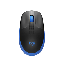 Logitech M190 Full-size 2.4GHz Wireless Mouse (Blue, NEW)