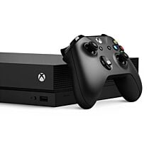 Microsoft Xbox One X 12-GB RAM 1TB HDD 4K UHD Gaming Console (Black, Open Box)