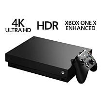 Microsoft Xbox One X 12-GB RAM 1TB HDD 4K UHD Gaming Console (Black, Open Box)