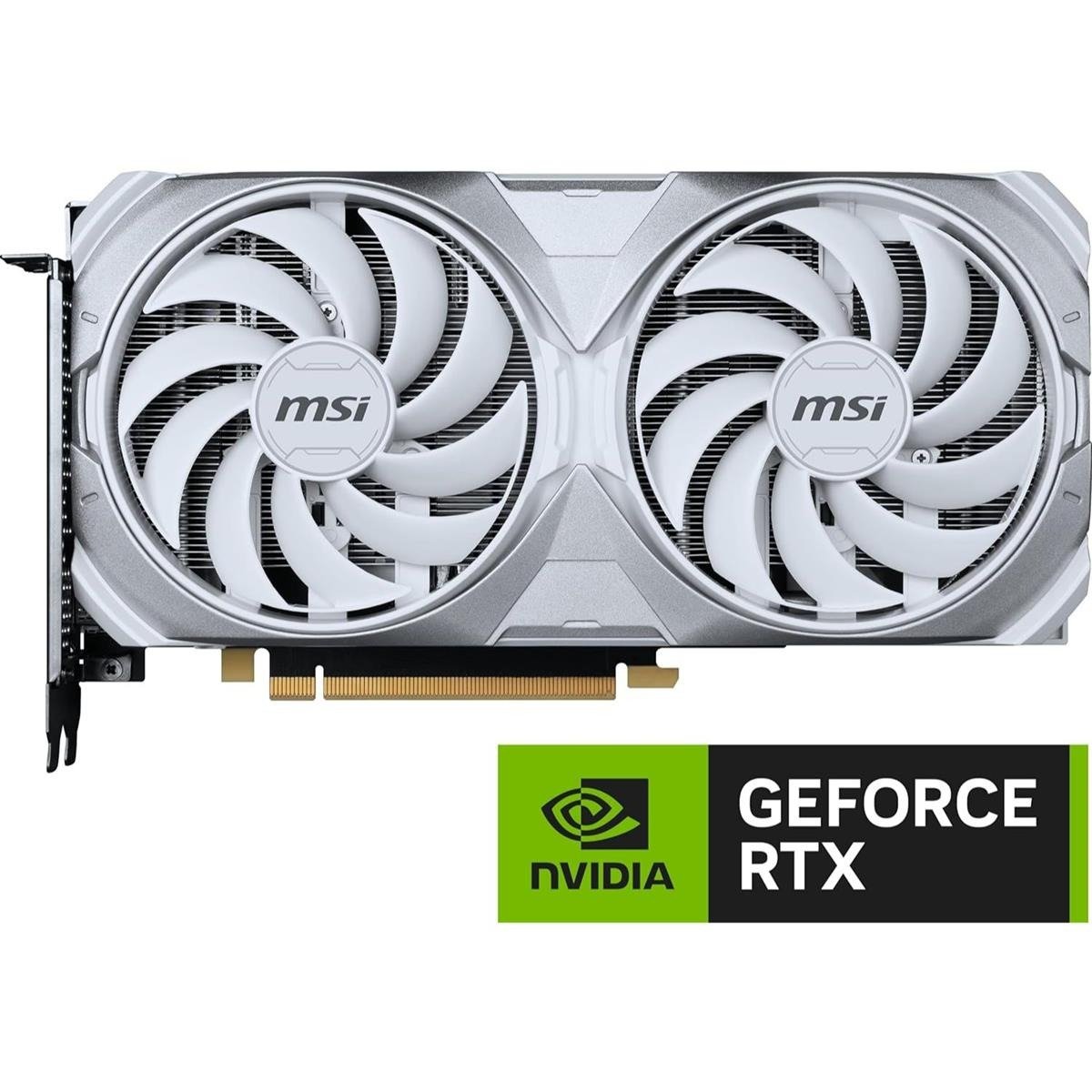 MSI GeForce RTX 4070 Ti Super 16GB Ventus 2x OC GDDR6X 256-Bit Graphics Card (White)