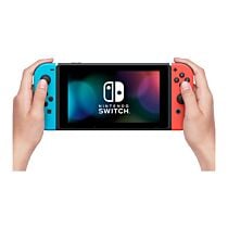 Nintendo Switch 6.2 32-GB Gaming Console With Neon Blue Neon Red Joy-Con (Black, Open Box)
