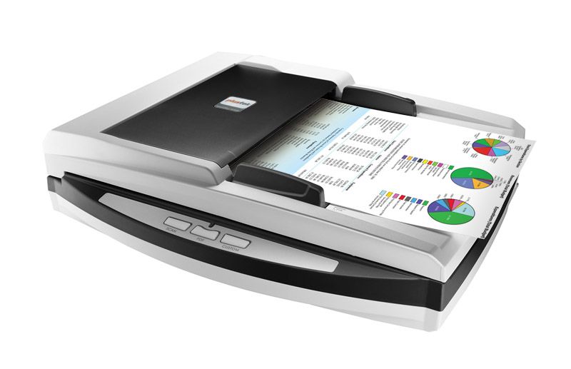 Plustek SmartOffice PL4080 A4 Flatbed ADF Scanner