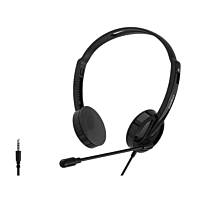 Rapoo H101 Wired Stereo Headset (Black, NEW)