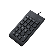Rapoo K10 23-Key Wired Numeric Keyboard (Black, NEW)