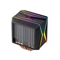 Redragon CC2188 Hodur Dual Tower ARGB CPU Air Cooler (Black, NEW)