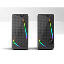 Redragon GS510 Waltz 2.0 RGB PC Gaming Speaker (Black, NEW)