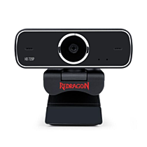 Redragon GW600 Fobos 720P Dual Microphone 360-Degree Rotation - 2.0 USB Webcam (Black, NEW)