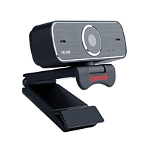 Redragon GW800 Hitman 1080P Built-in Dual Microphone 360-Degree Rotation – 2.0 USB Webcam (Black, NEW)