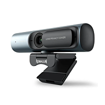Redragon GW911 Cyberlens 4K UHD 60 FPS Noise-Cancelling Webcam (Black, NEW)