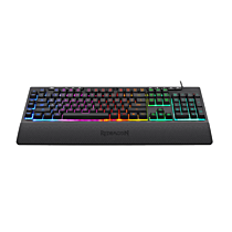 Redragon K512 Shiva 6 On-Board Macro Keys RGB Backlit Gaming Keyboard (Black, NEW)