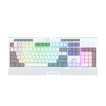 Redragon K525 Shiva Lite Membrane RGB Gaming Keyboard (White, NEW)