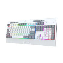 Redragon K525 Shiva Lite Membrane RGB Gaming Keyboard (White, NEW)
