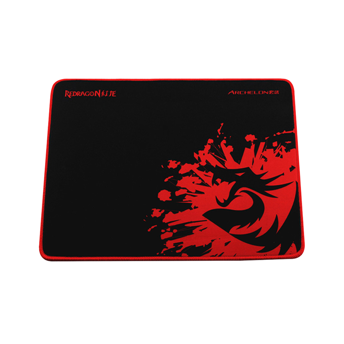 Redragon P001 Archelon Stitched Edges Waterproof Ultra Thick Silky Smooth Gaming Mouse Pad (Black, NEW)