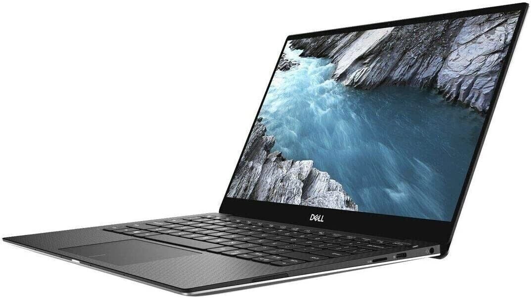 Dell XPS 13 9370 With Next Gen Infinity Edge Ultrabook - 8th Gen Ci5 8350u QuadCore Processor 16-GB 256-GB SSD Intel UHD 620 GC 13.3" Full HD 1080p Infinity Edge Display WavesMaxx Audio Backlit KB W10 Pro (Silver, Used)