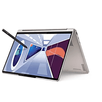 Lenovo YOGA 9 - Raptor Lake - 13th Gen Core i7 1360p Processor 16GB 512GB SSD Intel Iris Xe Graphics 14" 2.8K OLED 400nits 90Hz DolbyVision Convertible Touchscreen Audio by Bowers & Wilkins Backlit KB FP Reader TPM2.0 W11 (Oatmeal, Lenovo Pen, NEW)