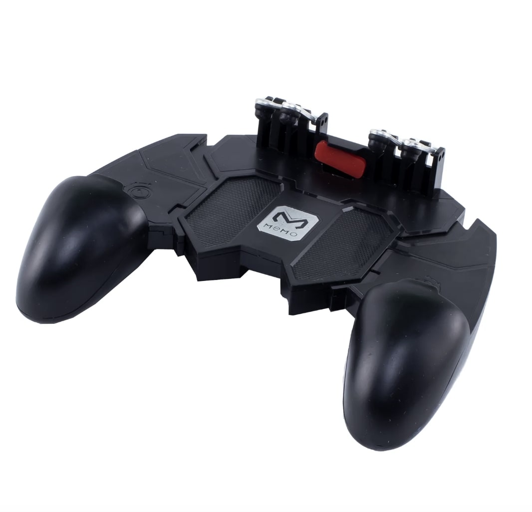 PUBG Mobile Phone Game Controller AK-66 Six Finger Gamepad - Black