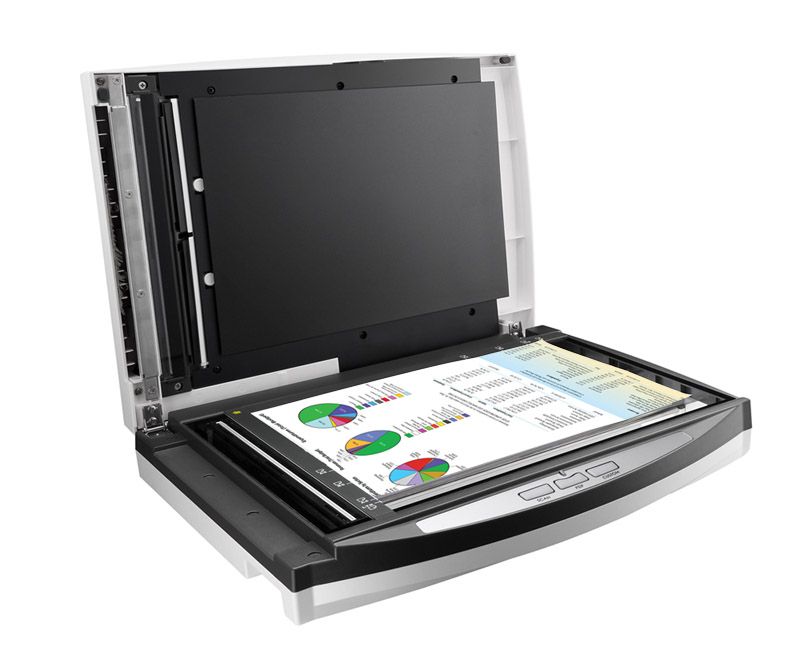 Plustek SmartOffice PL4080 A4 Flatbed ADF Scanner