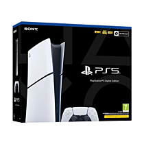 Sony PlayStation 5 Slim - 1TB Storage Gaming Console - Digital Edition (White, NEW)