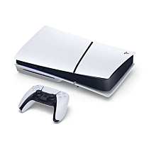 Sony PlayStation 5 Slim - 1TB Storage Gaming Console - Disc Edition - UK Version (White, NEW)