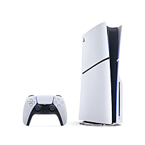 Sony PlayStation 5 Slim - 1TB Storage Gaming Console - Disc Edition - US Version (White, NEW)