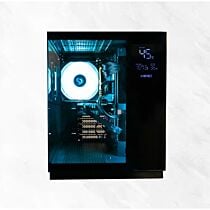 Vortex Pro Tempered Glass Micro ATX Gaming Case 360° Cooling 9 Fans Support (Black NEW)