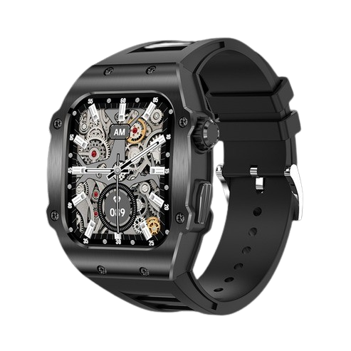 Yiller Designer Bluetooth Water Proof HD Bright Display Smart Watch (Black)