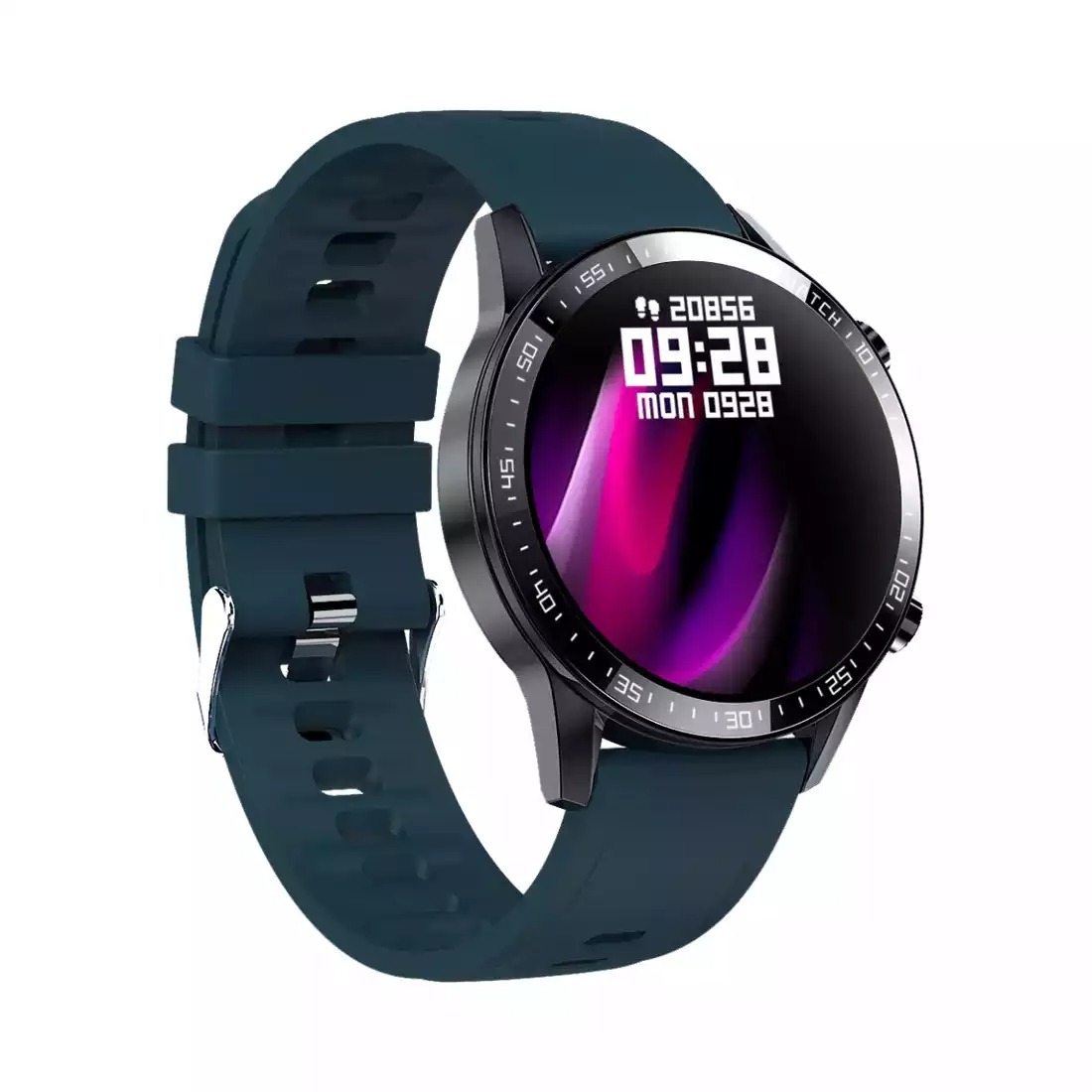 Yolo Fortuner Pro Bluetooth Water Resist HD Bright Display Sports Smart Watch (Blue)