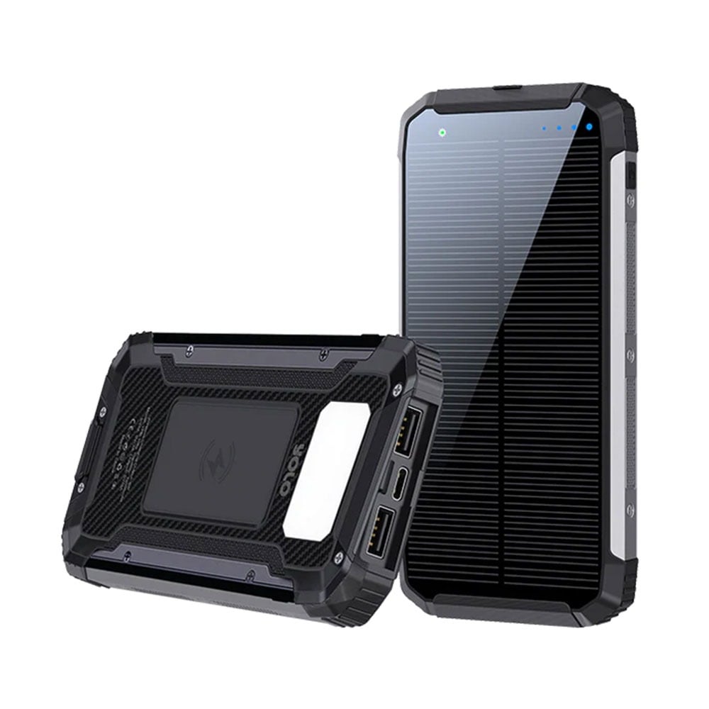 Yolo Helios 10 10,000 mAh With Wireless Charging & Fast Solar Charging Power Bank