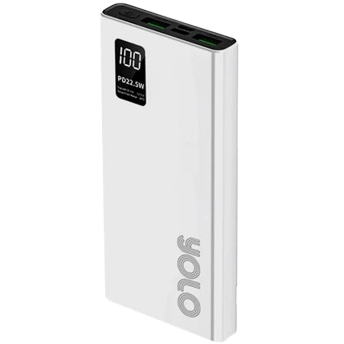 Yolo Insta 10 (10,000 mAh) With Smart Chip Technology Power Bank (White)